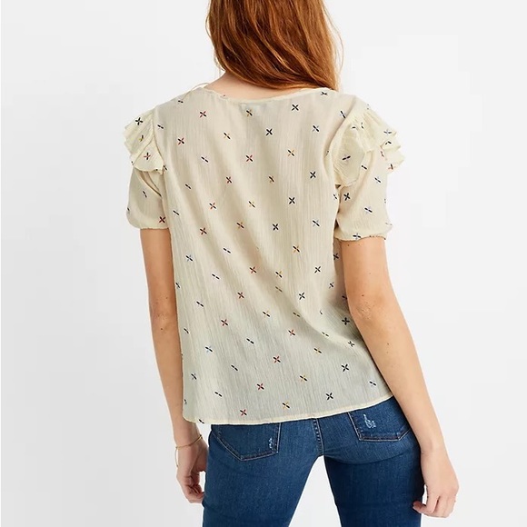 Madewell Embroidered Gazebo Top - Picture 2 of 6
